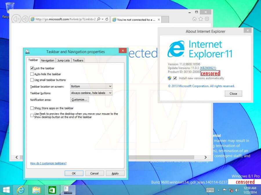 Windows 8.1:n Modern-sovellukset tekevät tuloa työpöydälle